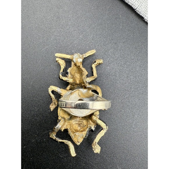 Bug Insect Adjustable Ring Rhinestone 6" - Picture 6 of 9